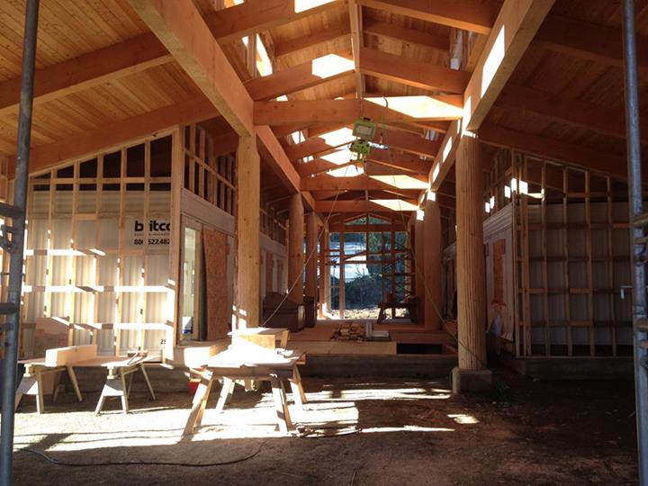 Malahat library construction in the news.