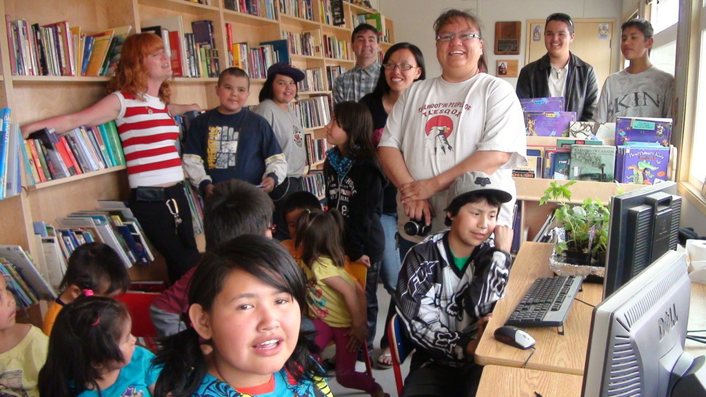 Opening of the library and learning centre at Tl'esqox.