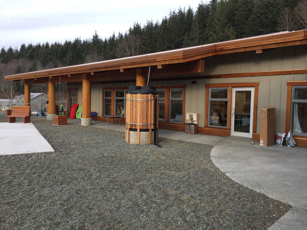 Quatsino library and daycare centre.