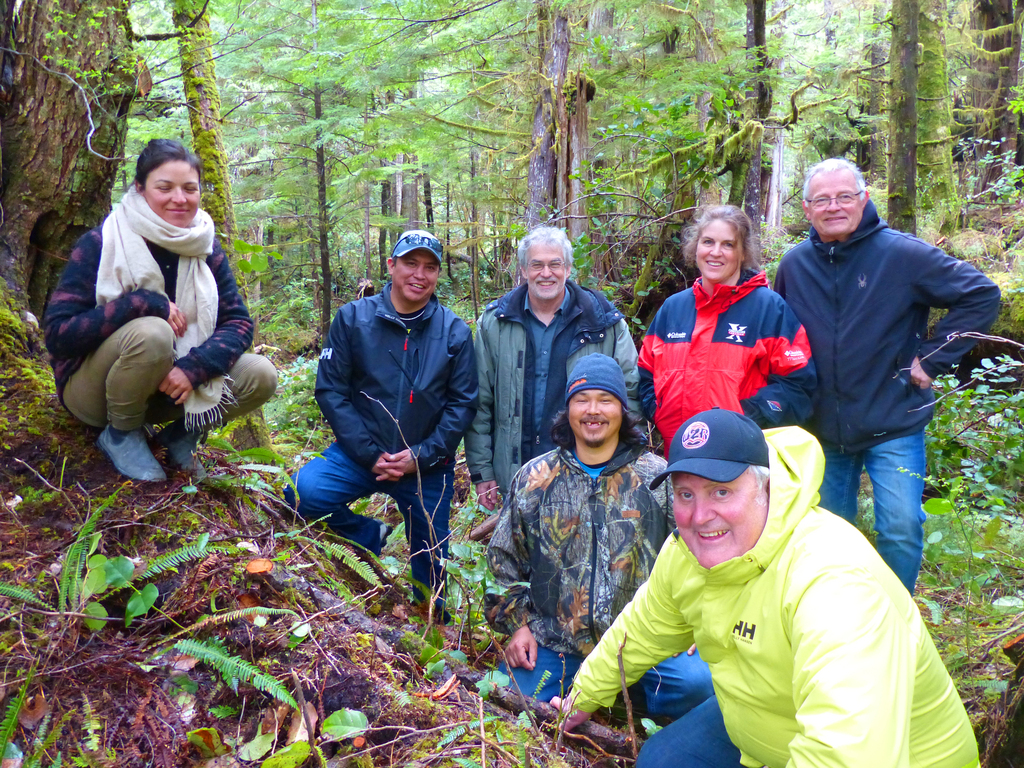 Site of the future Big Project, uphill from Kyquot village.
