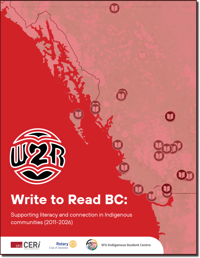 Cover of 2026 report of the impacts of Write to Read BC's collaborative library model.