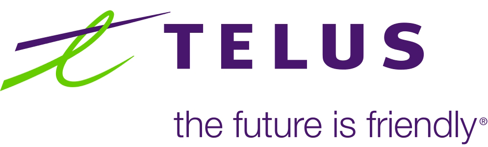Telus logo.